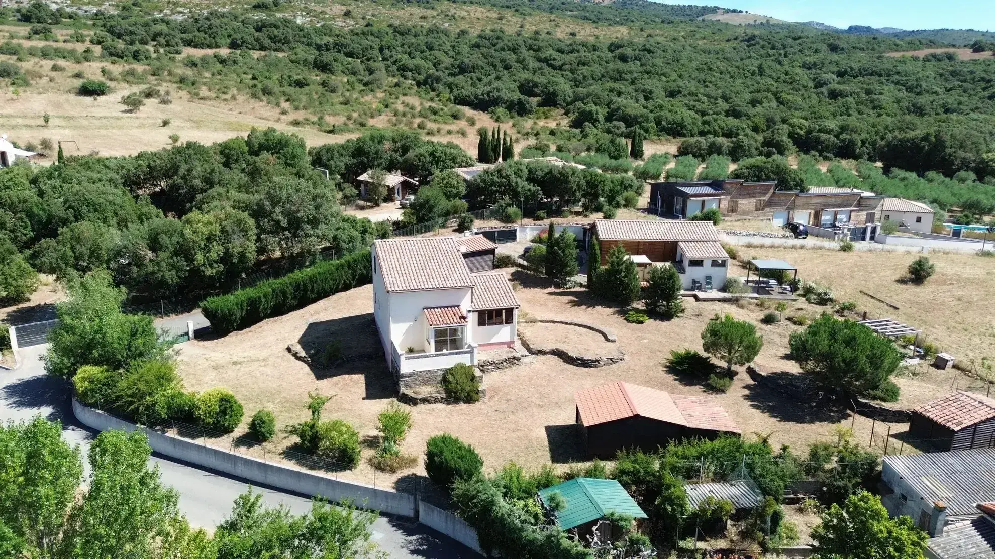 Maison à vendre avec vue spectaculaire dans la Montagne Noire près de Carcassonne 