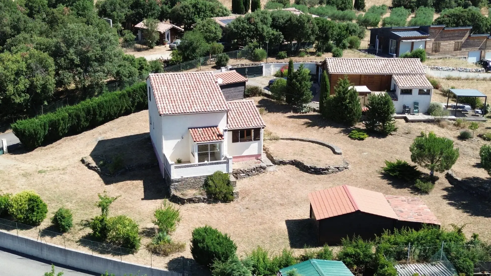 Maison à vendre avec vue spectaculaire dans la Montagne Noire près de Carcassonne 