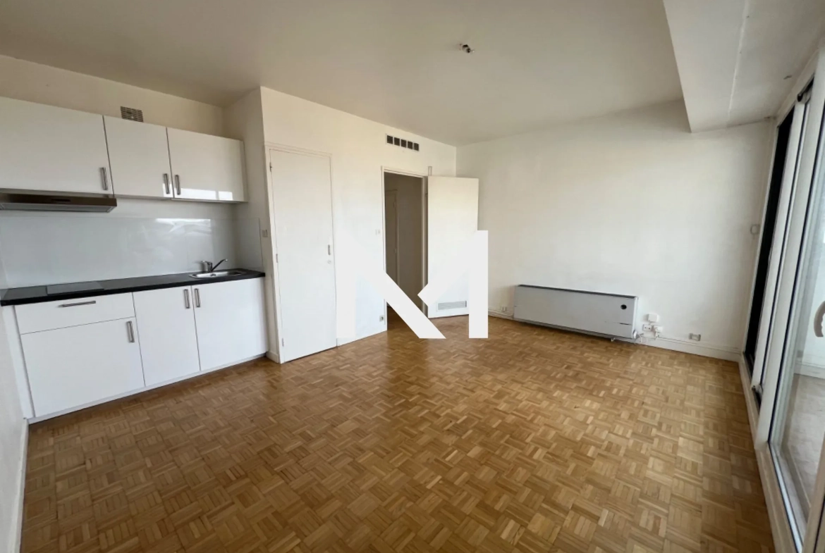 Studio de 28m² avec vue panoramique à Ile Verte - Tour Montblanc, Grenoble 