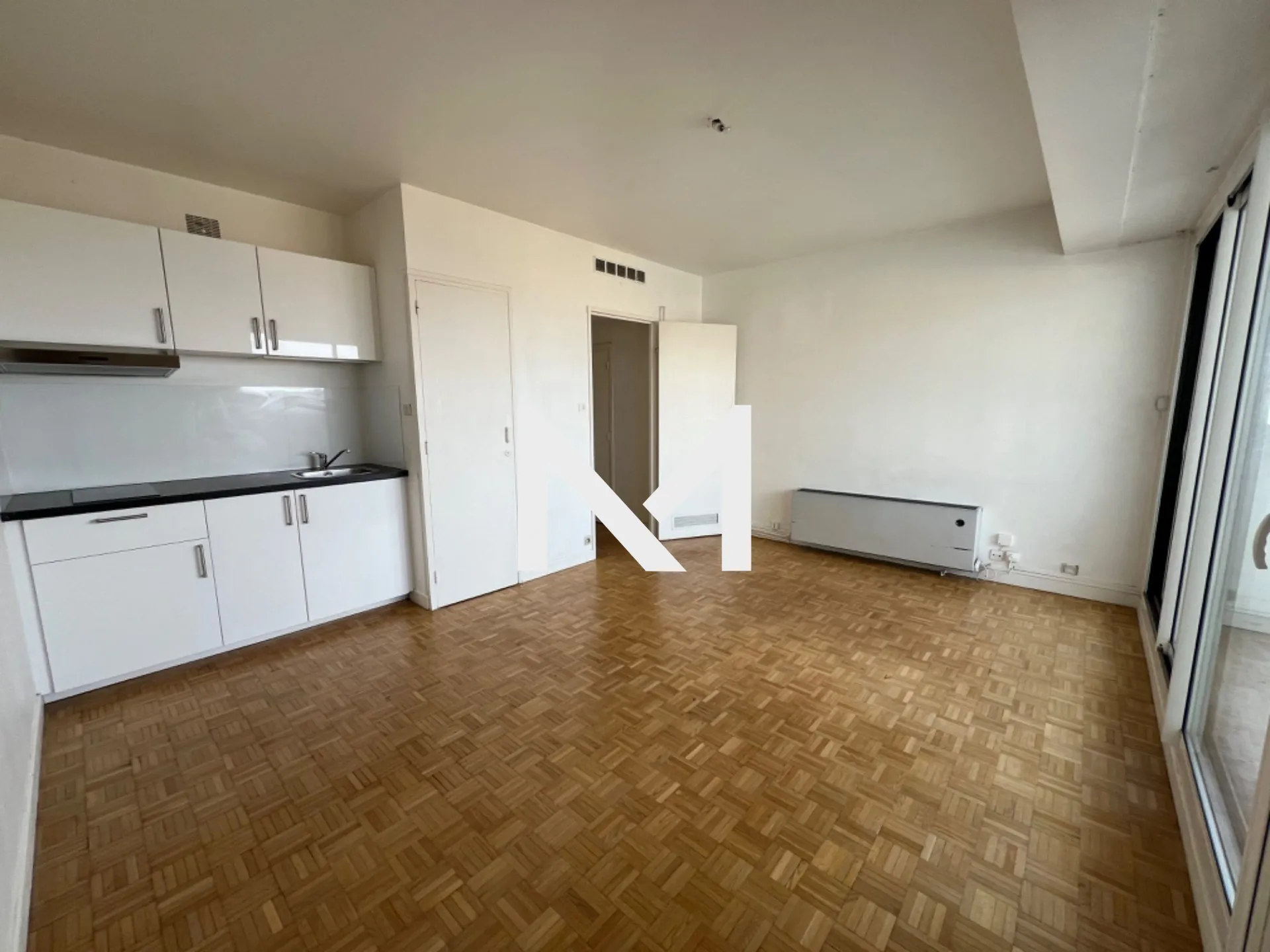 Studio de 28m² avec vue panoramique à Ile Verte - Tour Montblanc, Grenoble 