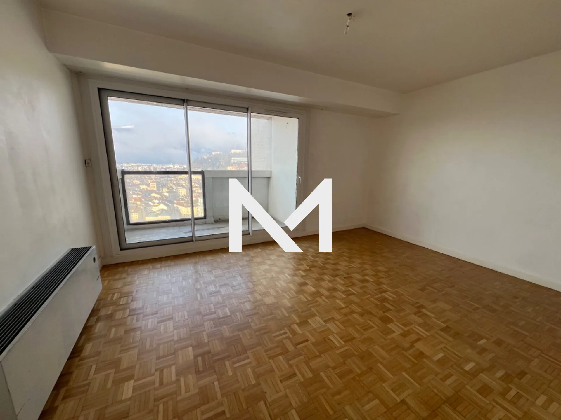 Studio de 28m² avec vue panoramique à Ile Verte - Tour Montblanc, Grenoble 