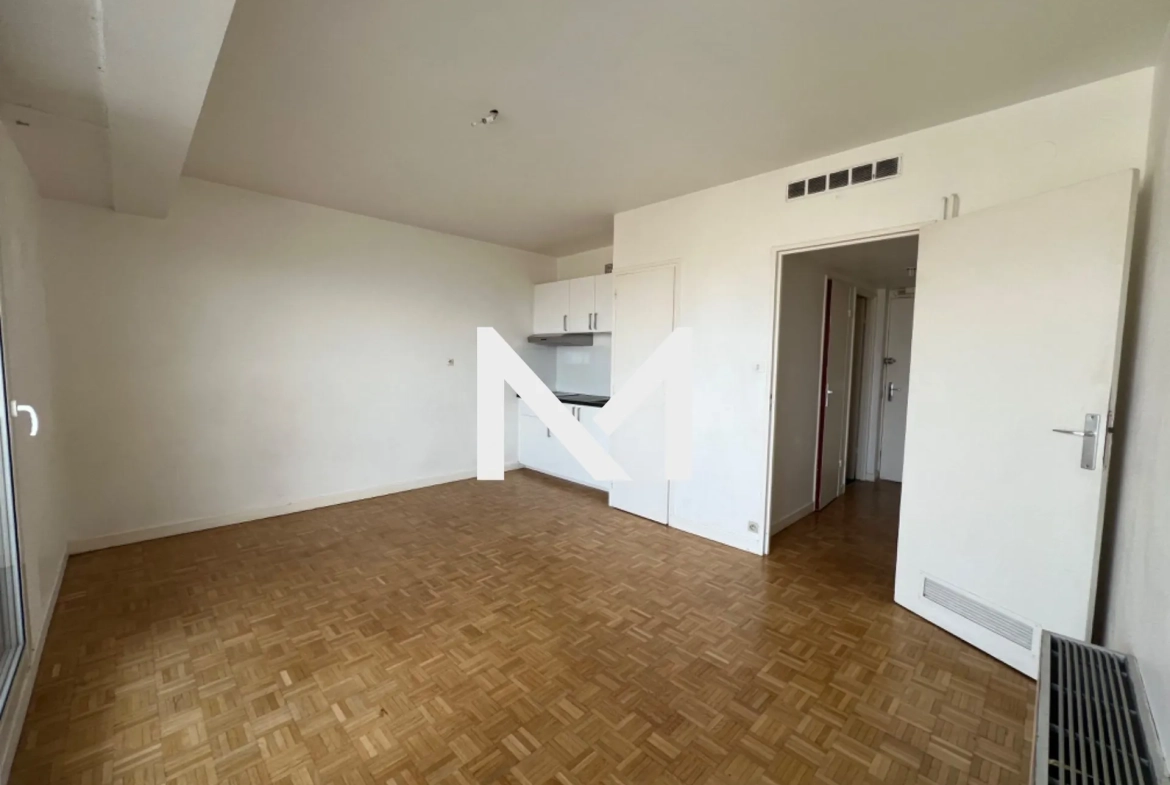Studio de 28m² avec vue panoramique à Ile Verte - Tour Montblanc, Grenoble 