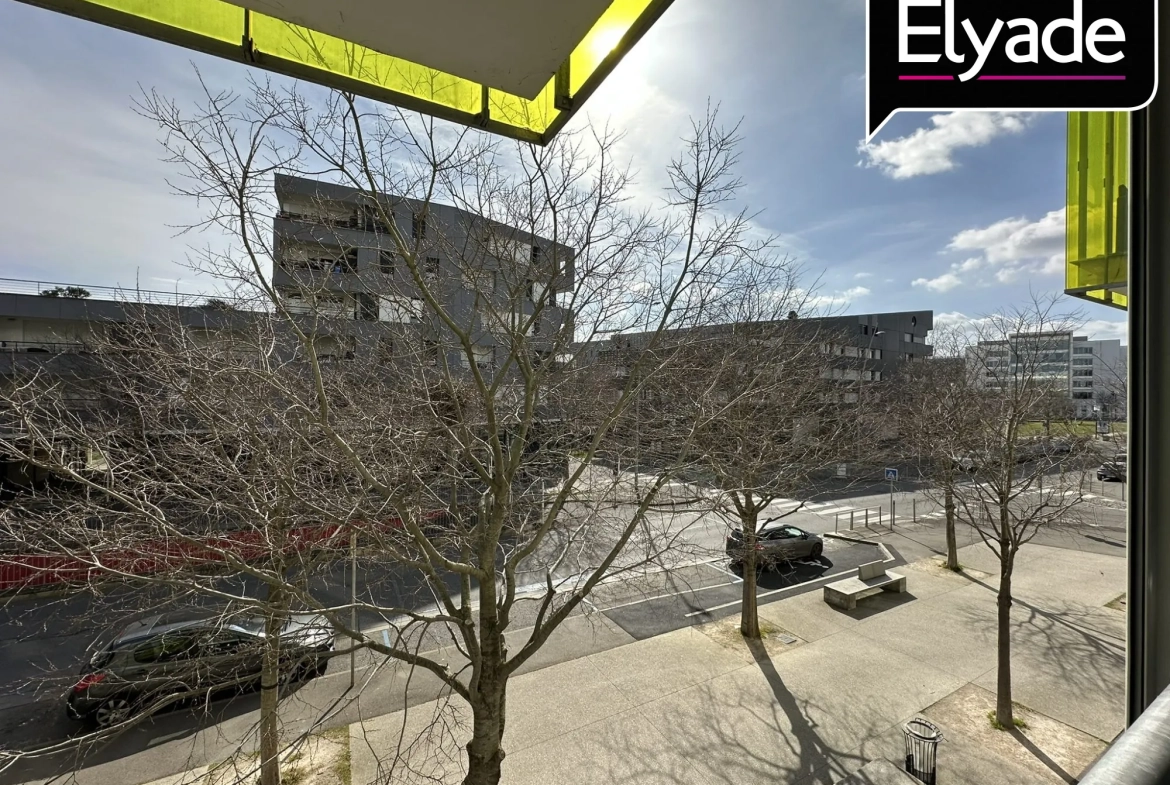 Appartement T2 lumineux de 44 m² avec balcon à Blagnac 