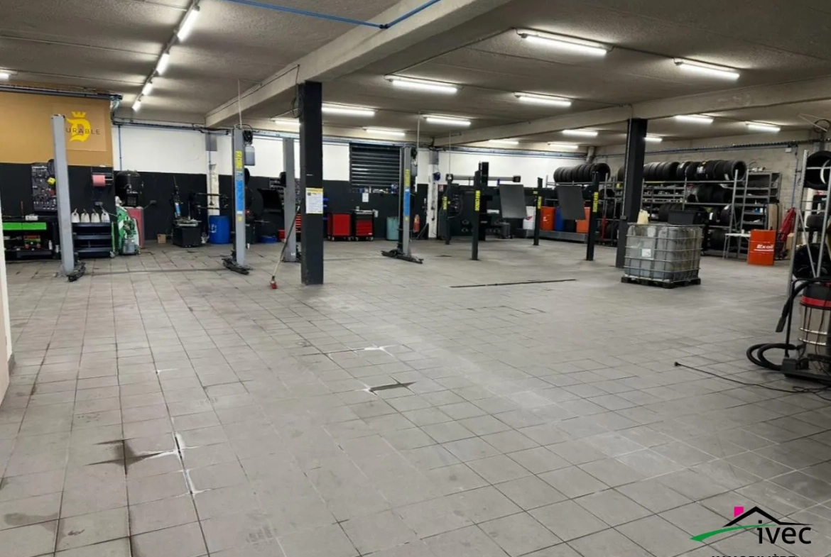 Fonds de commerce garage et atelier mécanique à Fegersheim, 440 m², clé en main 