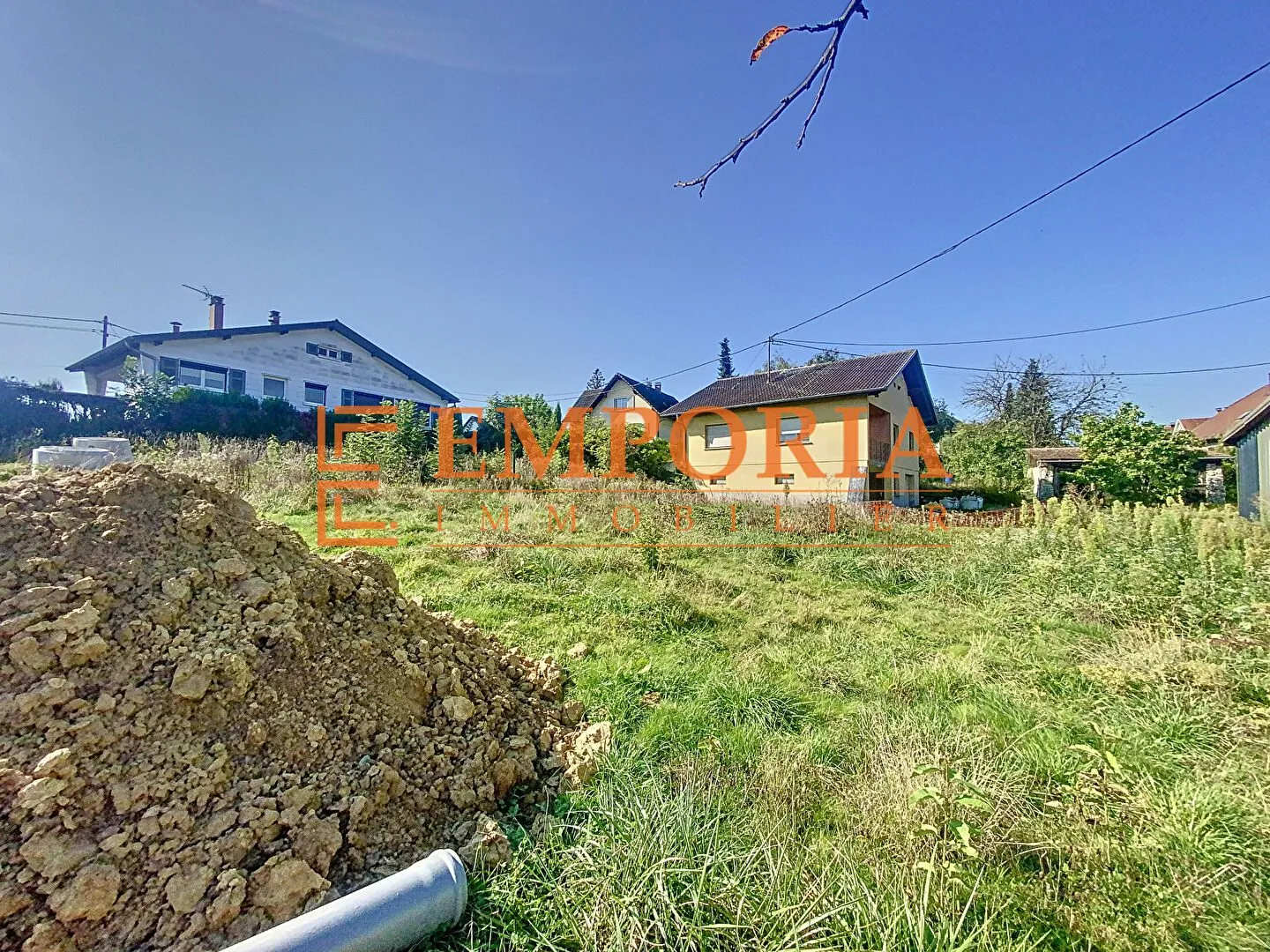 Terrain à bâtir à Hochstatt de 6 ares, viabilisé et libre de constructeur 