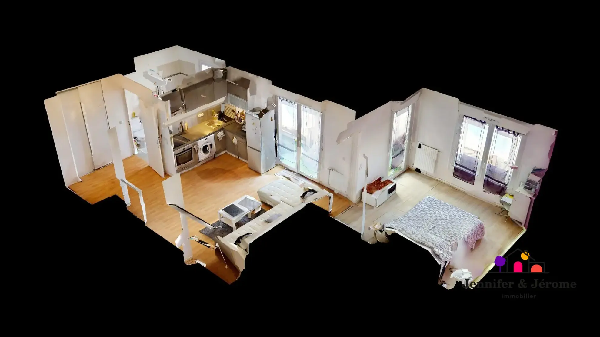 Appartement T2 avec terrasse, parking à Stains – Quartier Le Château de la Motte 