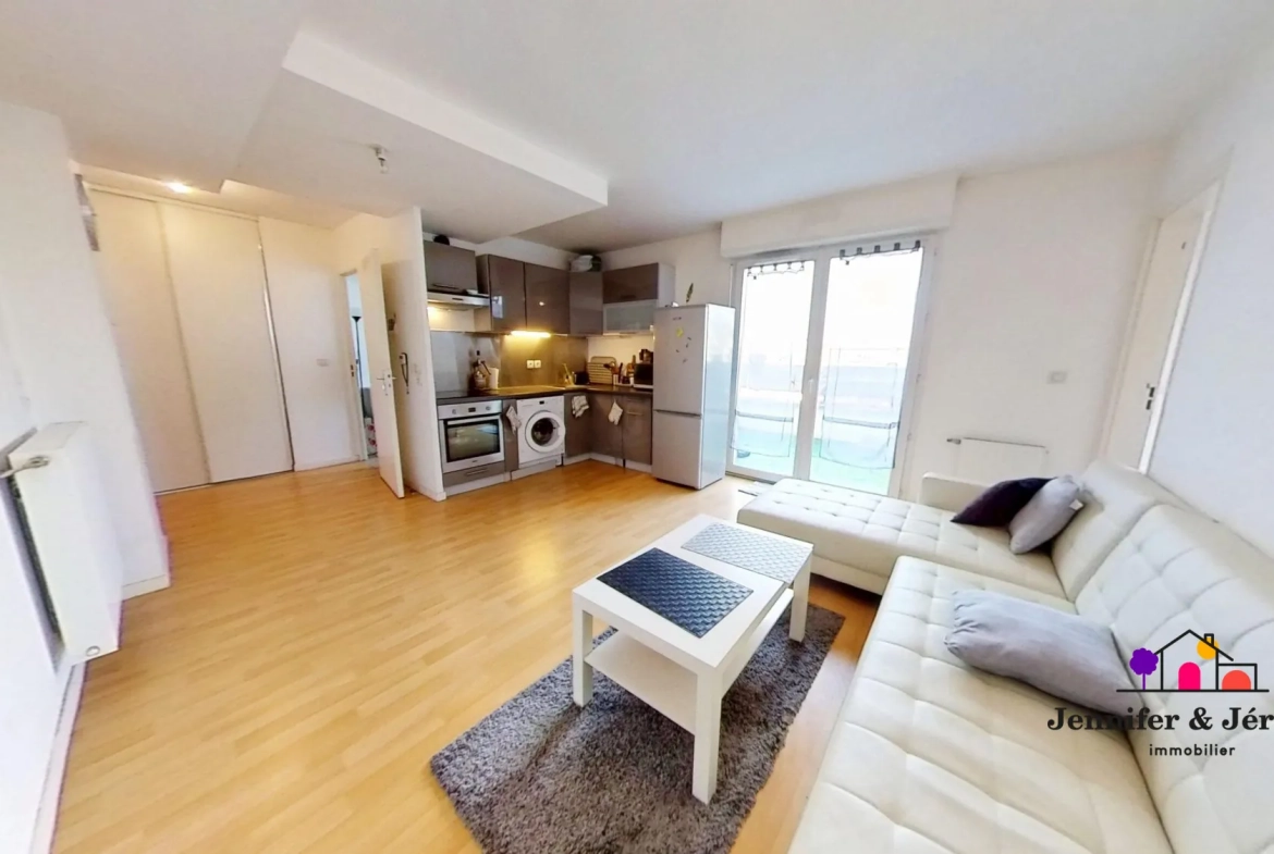 Appartement T2 avec terrasse, parking à Stains – Quartier Le Château de la Motte 