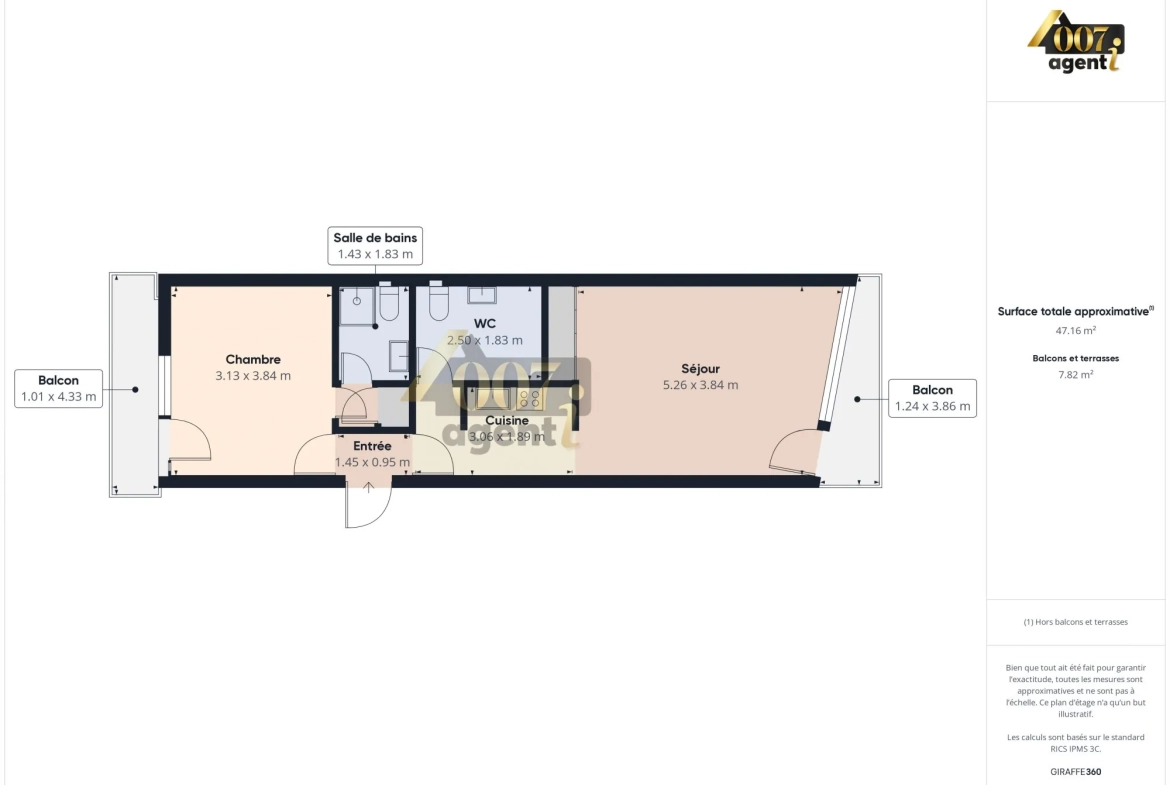 A vendre appartement 2 pièces lumineux avec balcon à Aillon-le-Jeune 