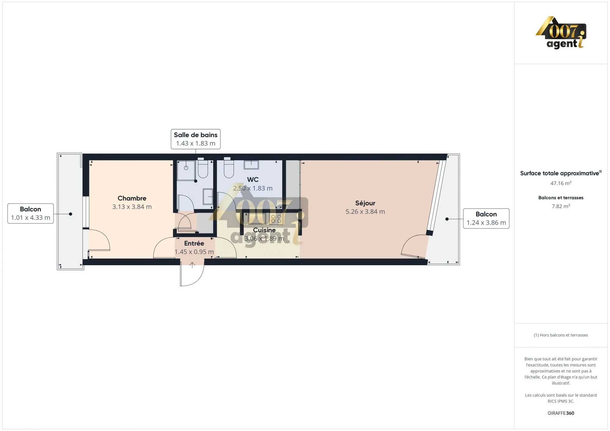 A vendre appartement 2 pièces lumineux avec balcon à Aillon-le-Jeune 