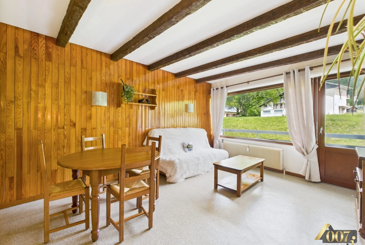 A vendre appartement 2 pièces lumineux avec balcon à Aillon-le-Jeune 