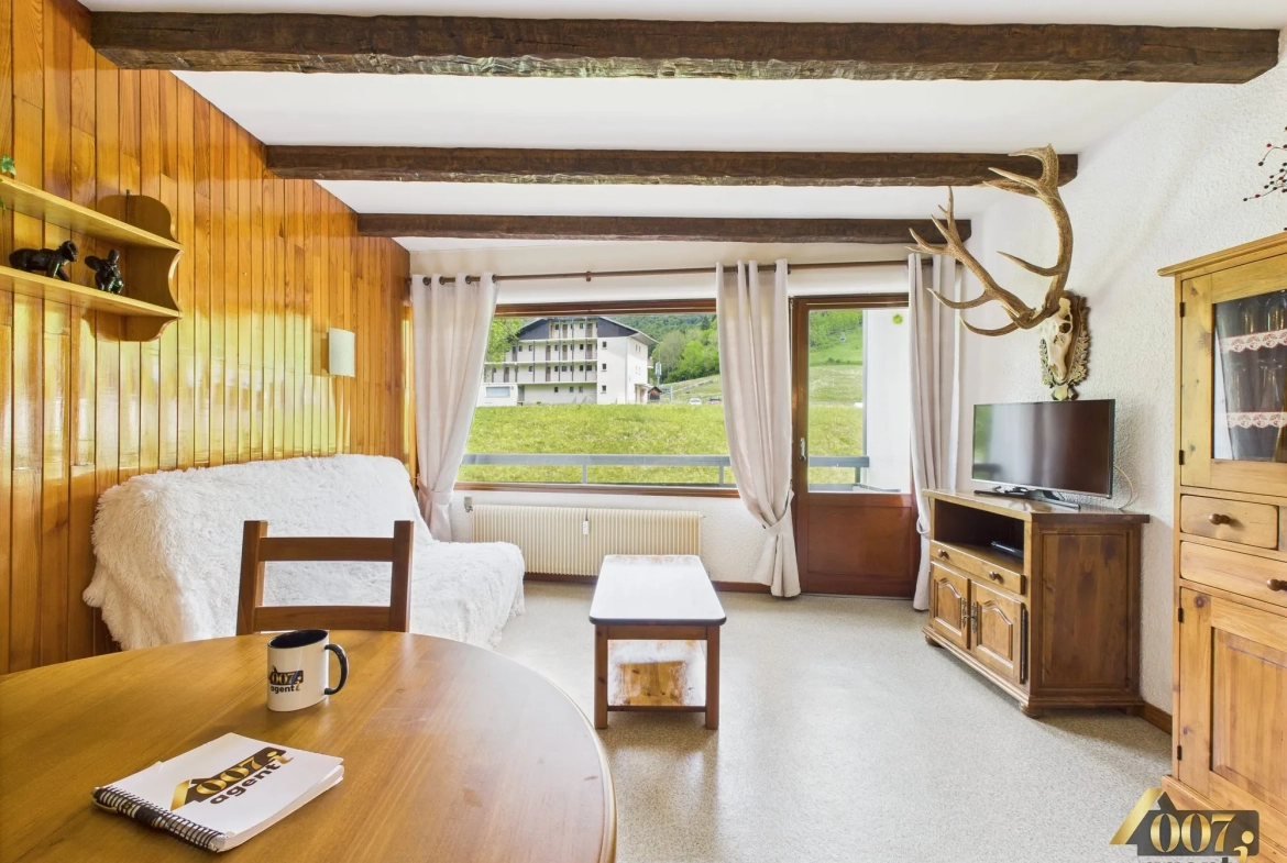 A vendre appartement 2 pièces lumineux avec balcon à Aillon-le-Jeune 