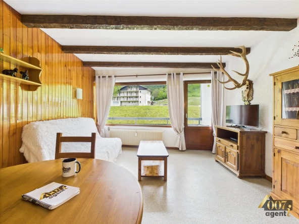 A vendre appartement 2 pièces lumineux avec balcon à Aillon-le-Jeune