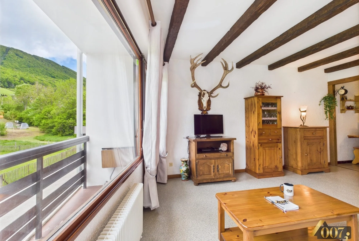 A vendre appartement 2 pièces lumineux avec balcon à Aillon-le-Jeune 