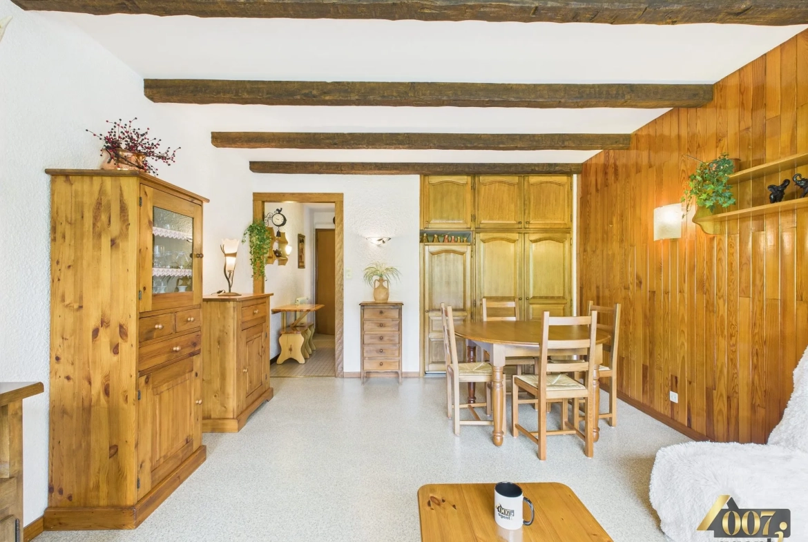 A vendre appartement 2 pièces lumineux avec balcon à Aillon-le-Jeune 