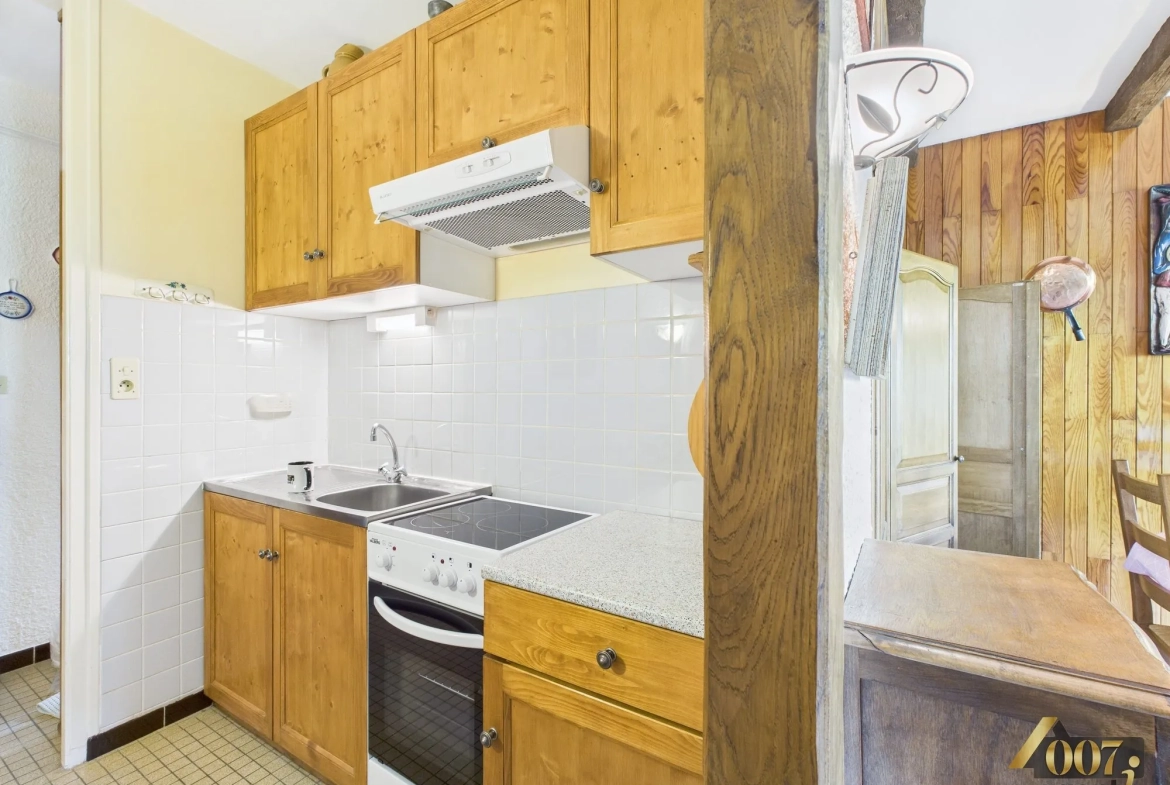 A vendre appartement 2 pièces lumineux avec balcon à Aillon-le-Jeune 