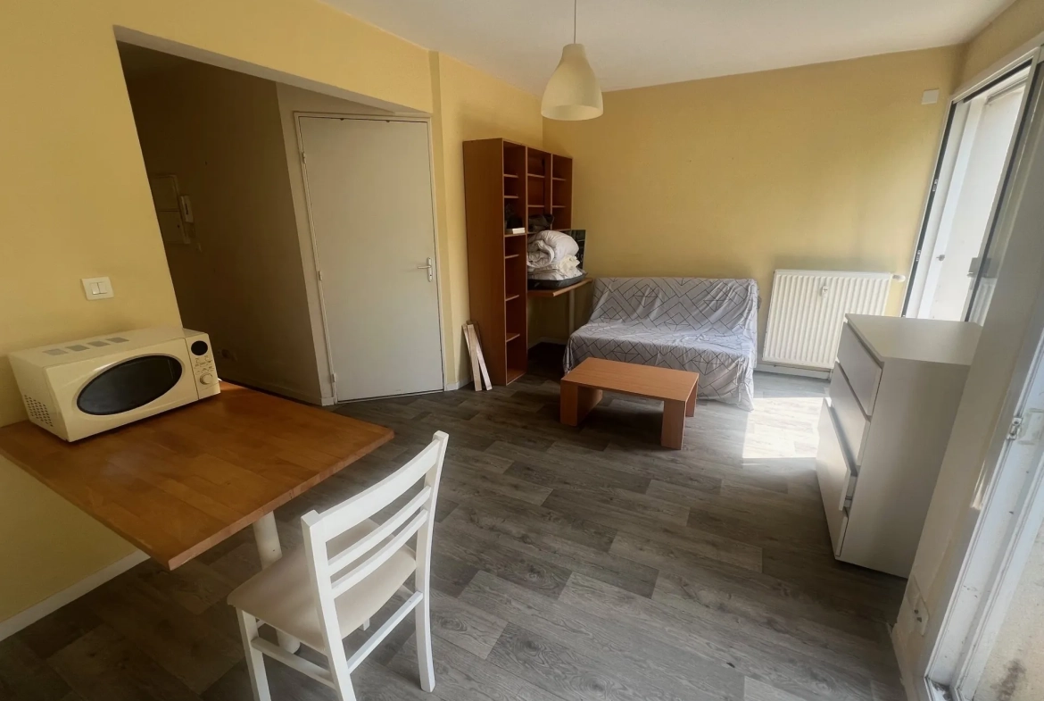 Studio de 25,50 m² à Rennes Centre avec Parking Privé - Quartier Quai de la Prévalaye 