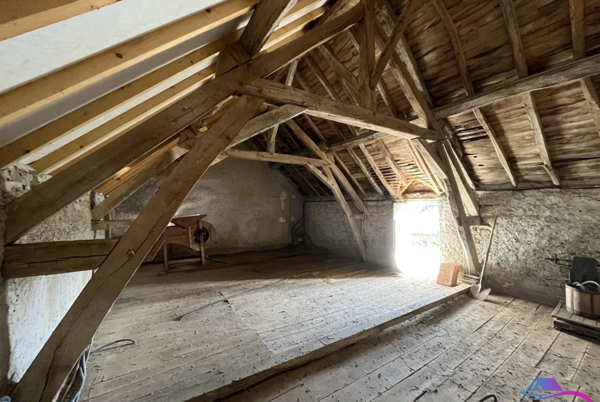 GRENIER AMENAGEABLE Belle maison de campagne avec jardin et granges à Châteauaumeillant 