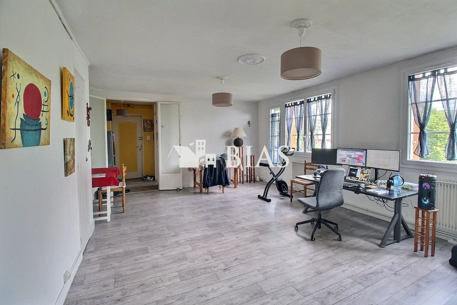 À vendre appartement T3 de 62 m² avec balcon à Sotteville-lès-Rouen 