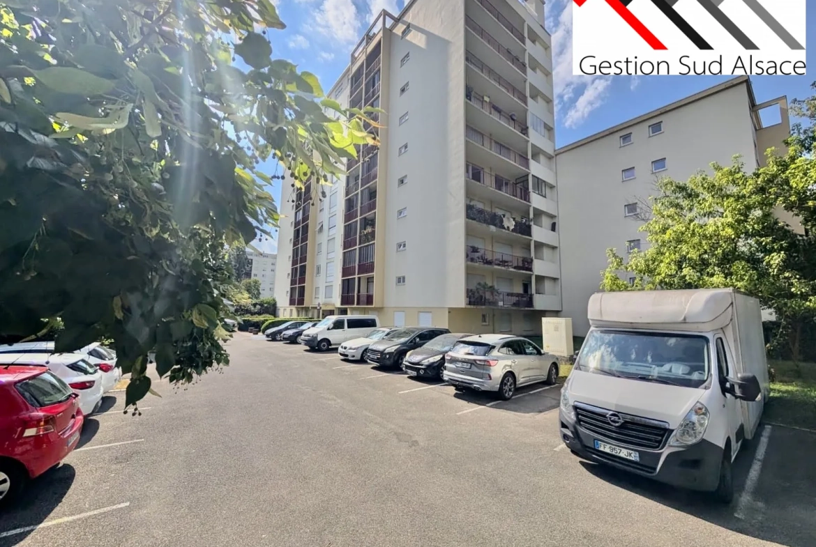 Appartement T3 à vendre à Mulhouse avec vue dégagée et emplacement privilégié 