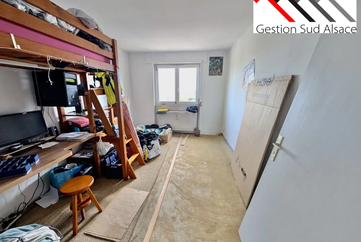 Appartement T3 à vendre à Mulhouse avec vue dégagée et emplacement privilégié 