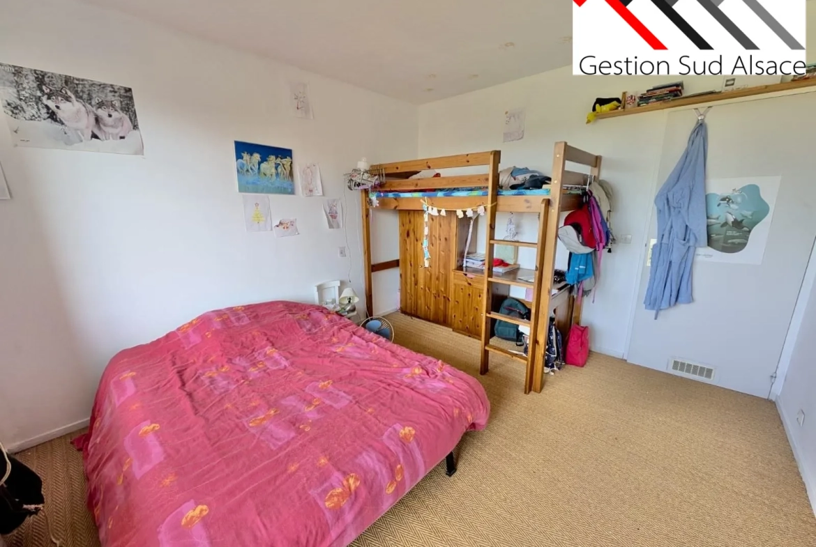 Appartement T3 à vendre à Mulhouse avec vue dégagée et emplacement privilégié 