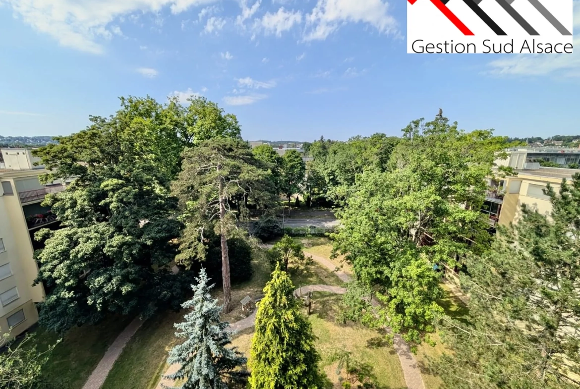 Appartement T3 à vendre à Mulhouse avec vue dégagée et emplacement privilégié 