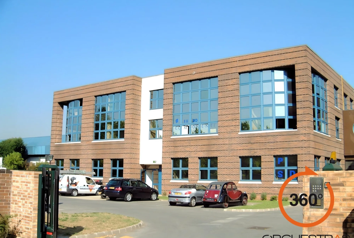 Bureaux lumineux de 90 m² à Villiers-sur-Marne avec parking et sécurité 24/7 
