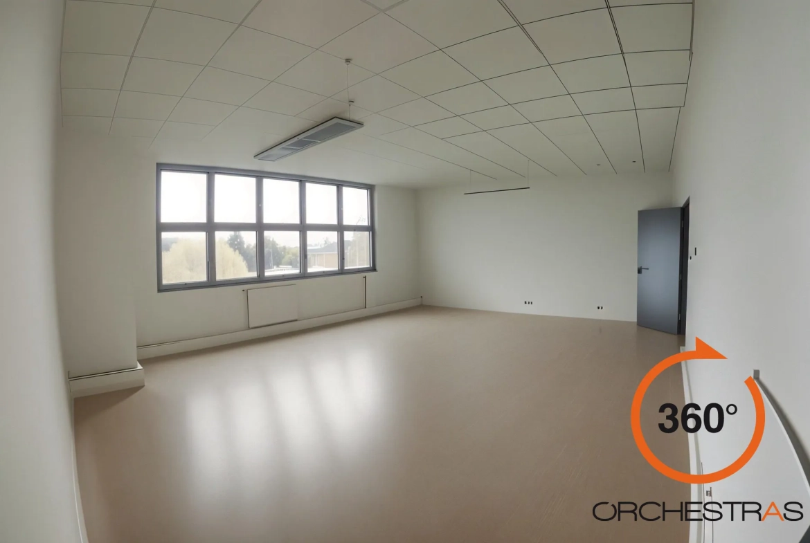 Bureaux lumineux de 90 m² à Villiers-sur-Marne avec parking et sécurité 24/7 