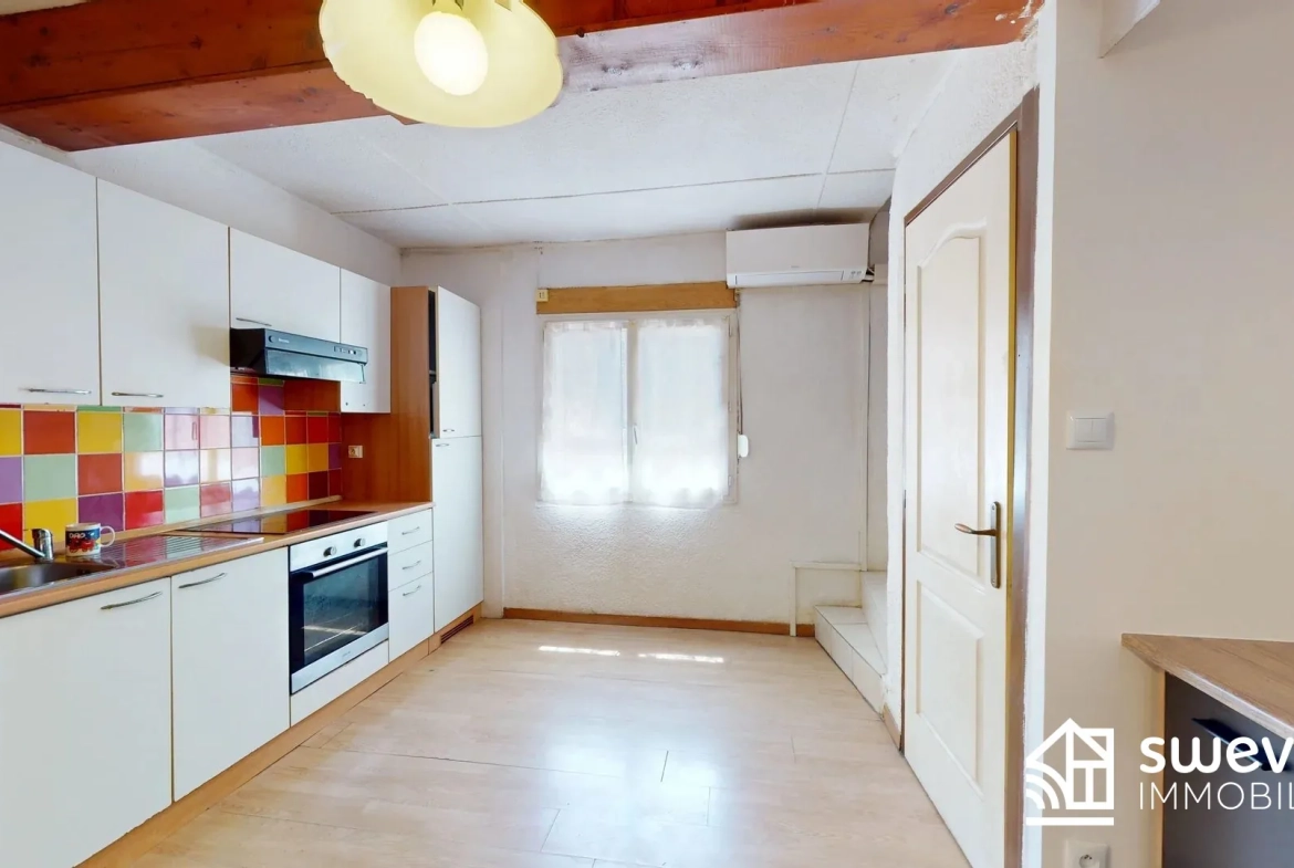 Maison de village avec garage et pièce aménageable à Toulouges 