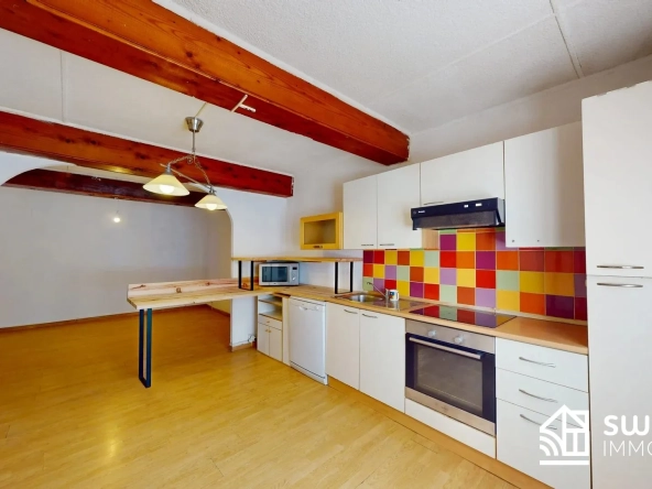 Maison de village avec garage et pièce aménageable à Toulouges