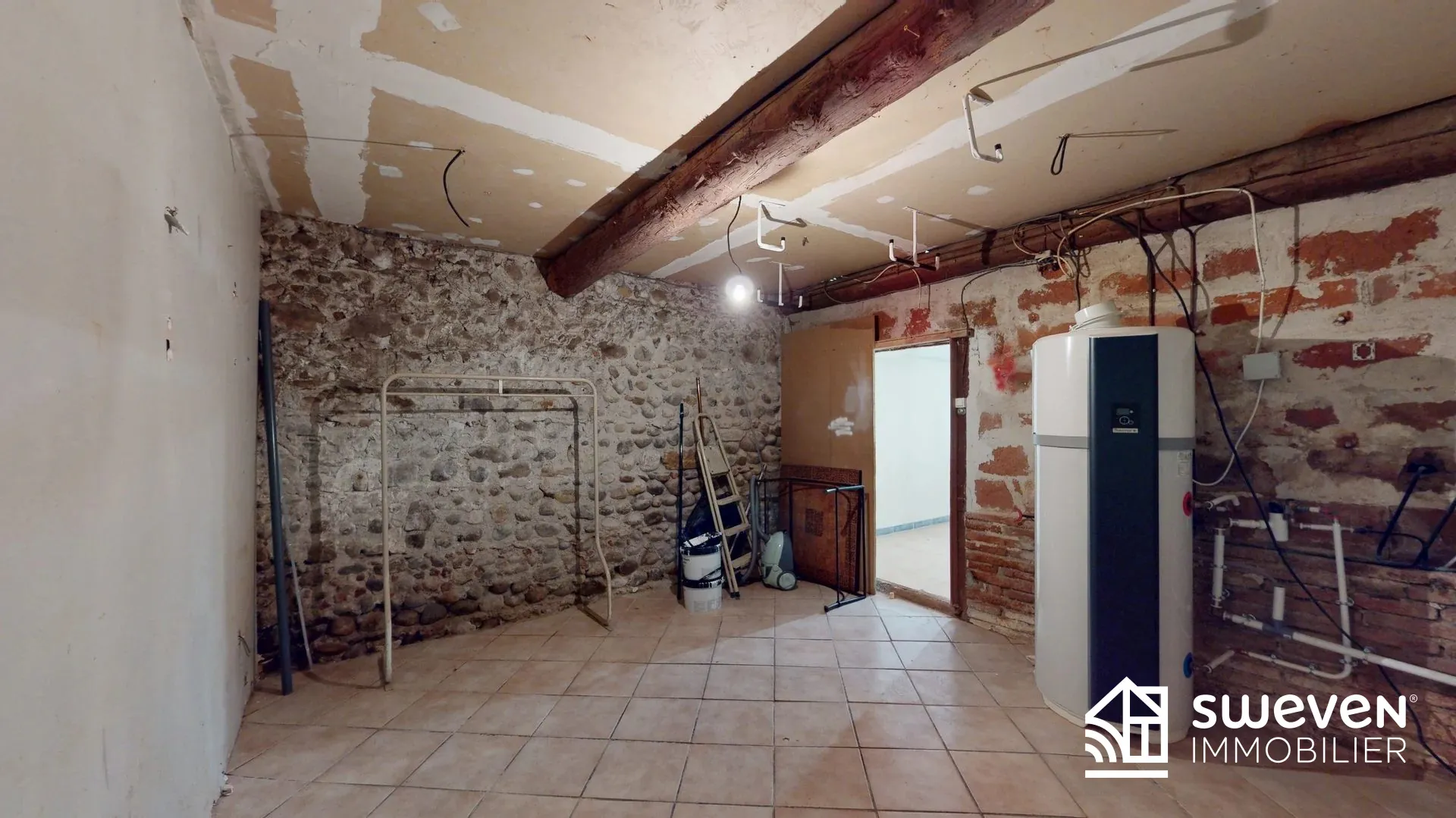 Maison de village avec garage et pièce aménageable à Toulouges 