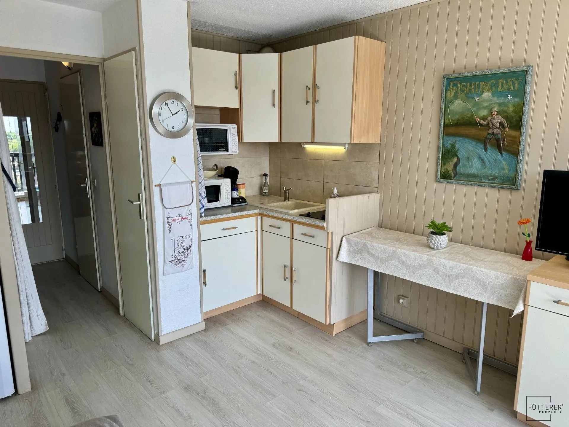 Appartement Studio cabine avec piscine et vue mer à Saint Pierre la Mer 