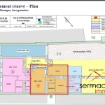 plan Appartement T2 de prestige avec terrasse au RDC à Sarreguemines