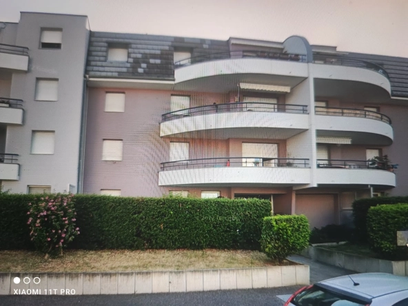 Façade Appartement T3 avec terrasse et garage à Strasbourg Poteries