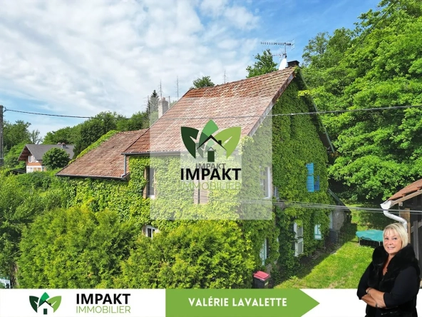 Maison familiale avec 7 chambres et jardin arboré à Plancher Bas