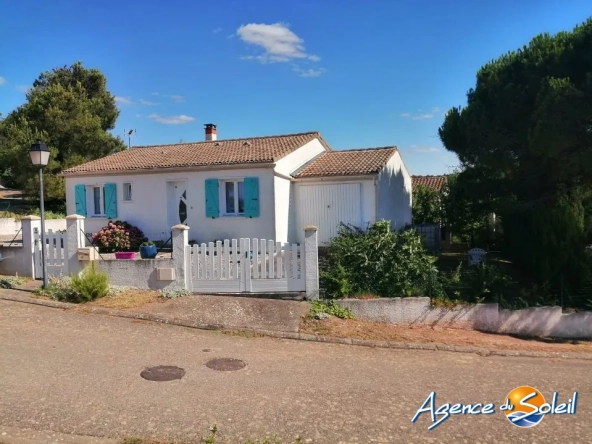 Charmante villa 4 pièces avec jardin à Castelnau-d'Aude, proche mer et A9
