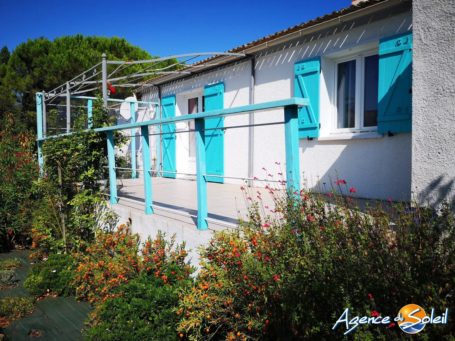 Charmante villa 4 pièces avec jardin à Castelnau-d'Aude, proche mer et A9 