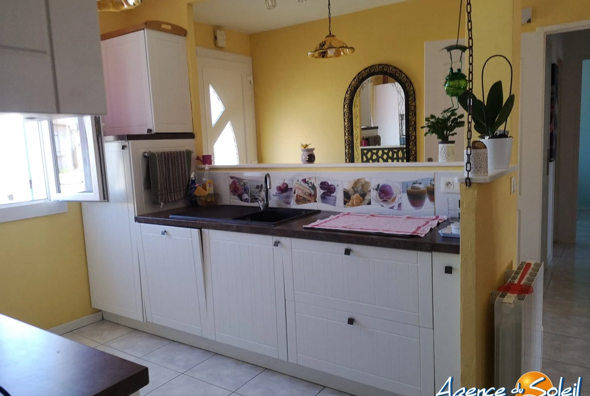 Charmante villa 4 pièces avec jardin à Castelnau-d'Aude, proche mer et A9 