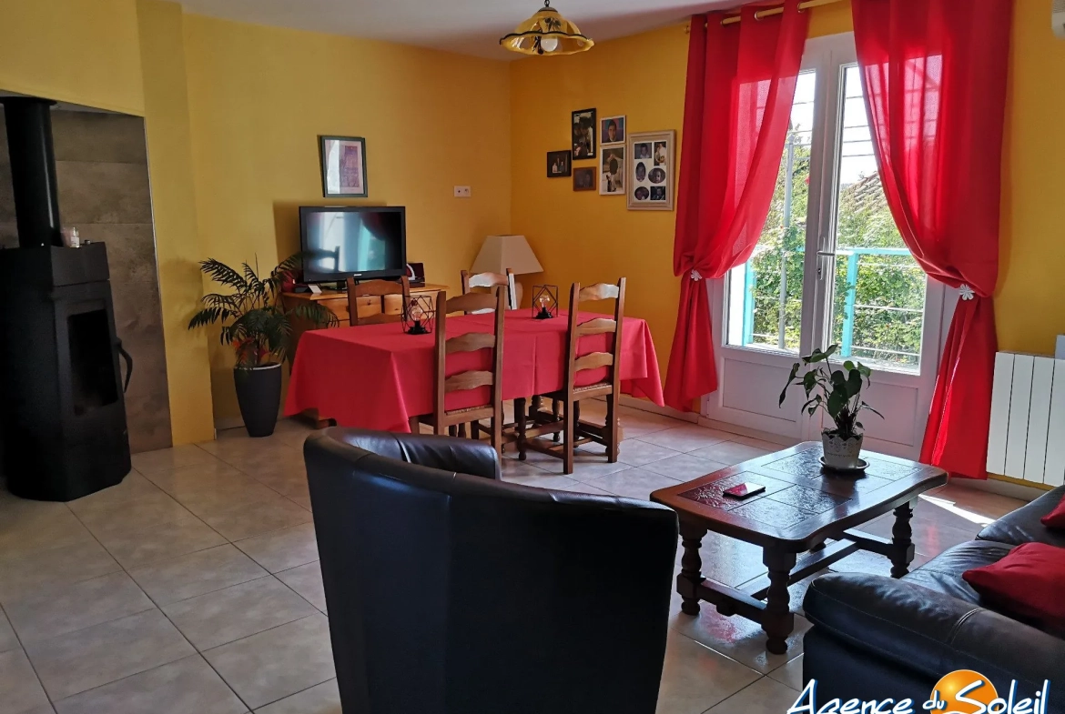 Charmante villa 4 pièces avec jardin à Castelnau-d'Aude, proche mer et A9 