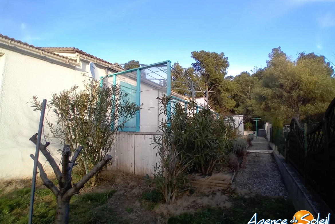 Charmante villa 4 pièces avec jardin à Castelnau-d'Aude, proche mer et A9 