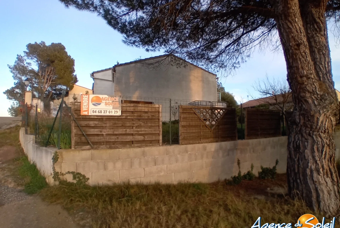 Charmante villa 4 pièces avec jardin à Castelnau-d'Aude, proche mer et A9 