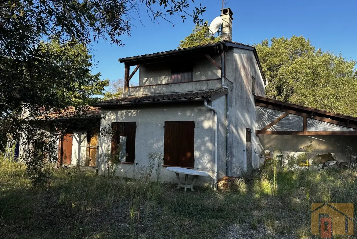 Maison à rénover avec fort potentiel à Aubiac (47310) - Terrain de 1797 m² 