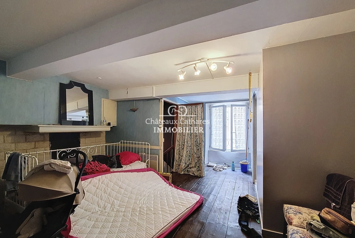 Maison ancienne à Caudiès-de-Fenouillèdes de 90 m² à rénover 