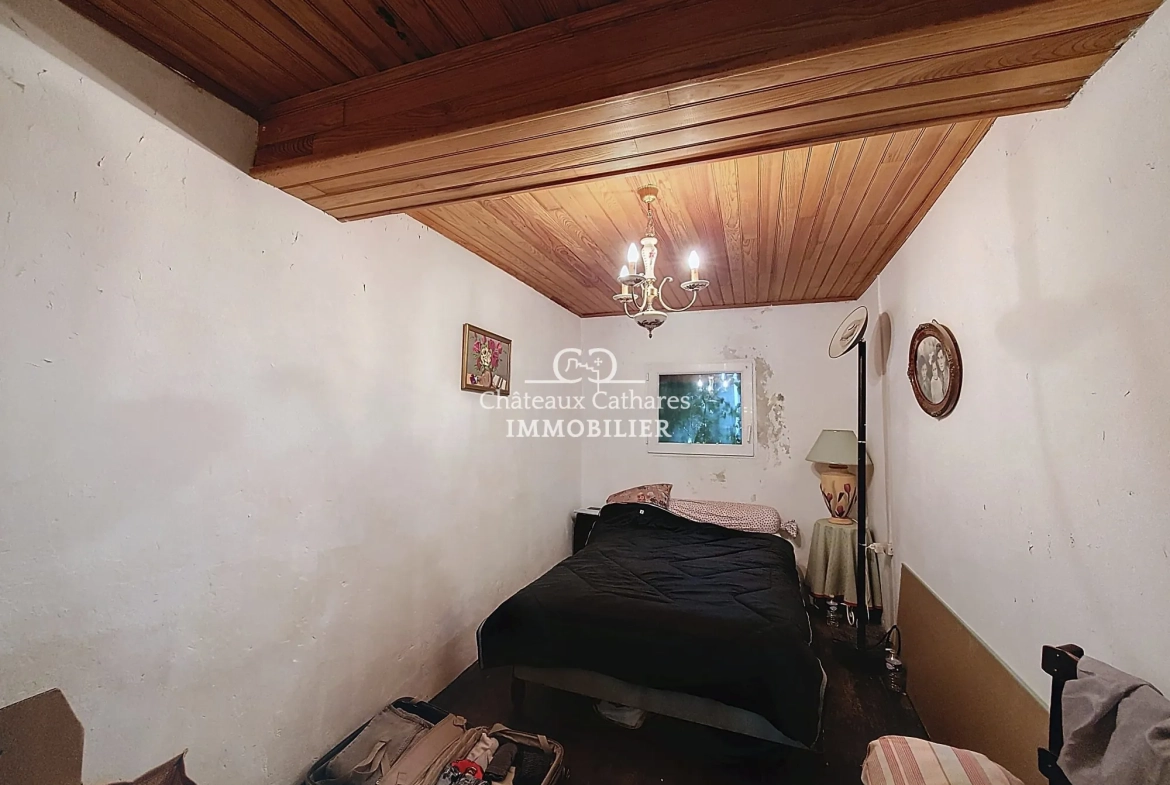 Maison ancienne à Caudiès-de-Fenouillèdes de 90 m² à rénover 
