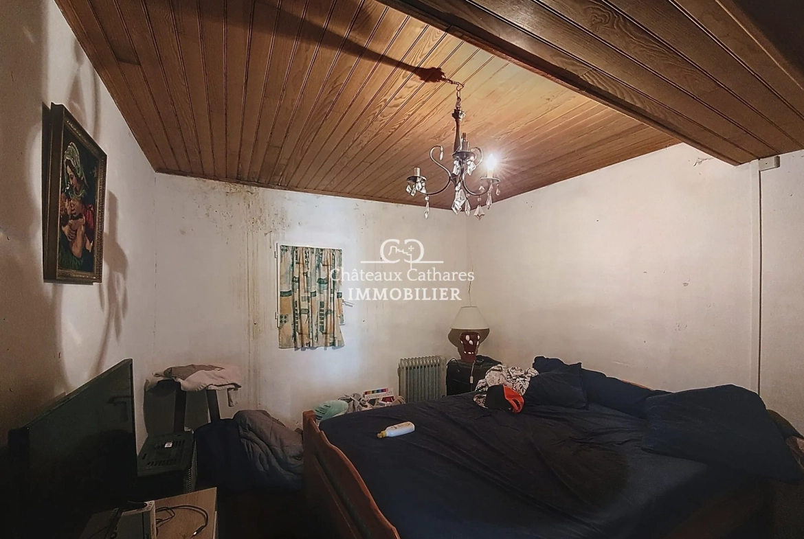 Maison ancienne à Caudiès-de-Fenouillèdes de 90 m² à rénover 