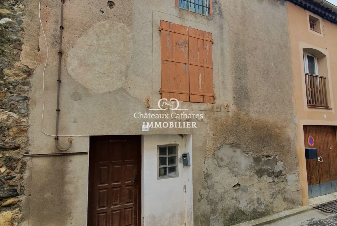 Maison ancienne à Caudiès-de-Fenouillèdes de 90 m² à rénover 