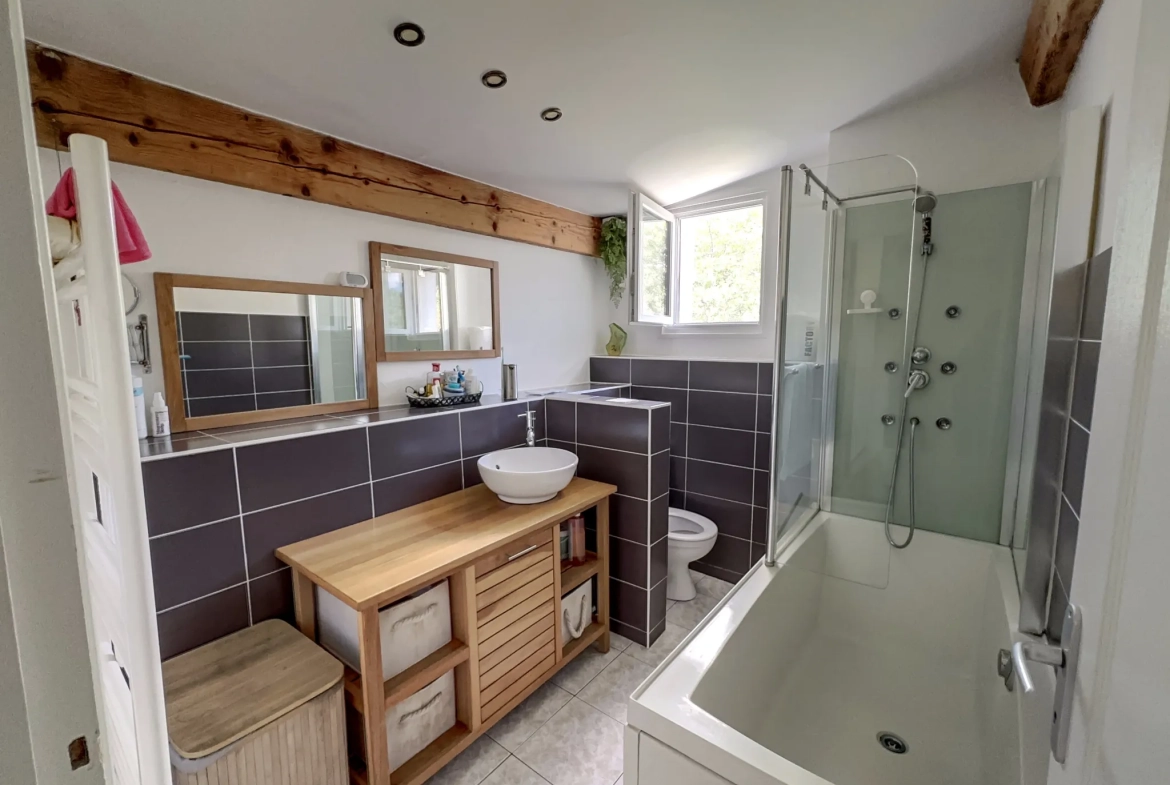 Maison avec piscine, chalet et terrain à Saint-Pons-de-Thomières 