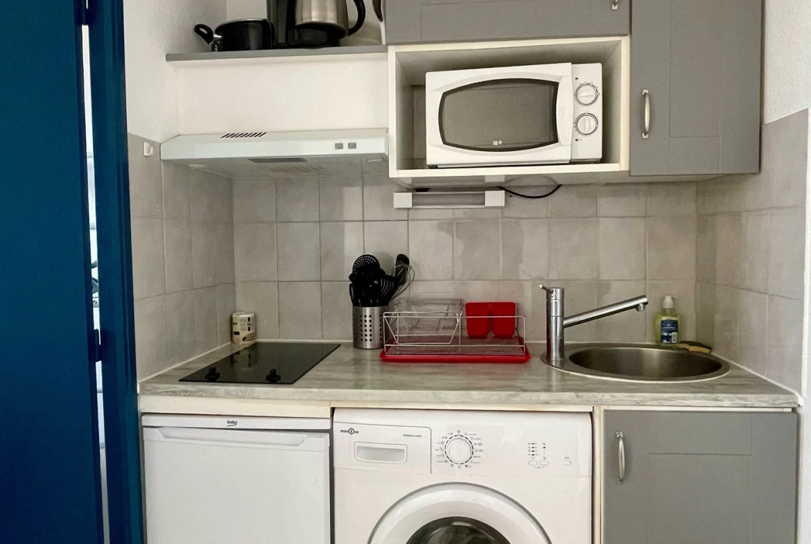 Appartement 2 pièces avec vue dégagée et piscine à Canet-en-Roussillon 