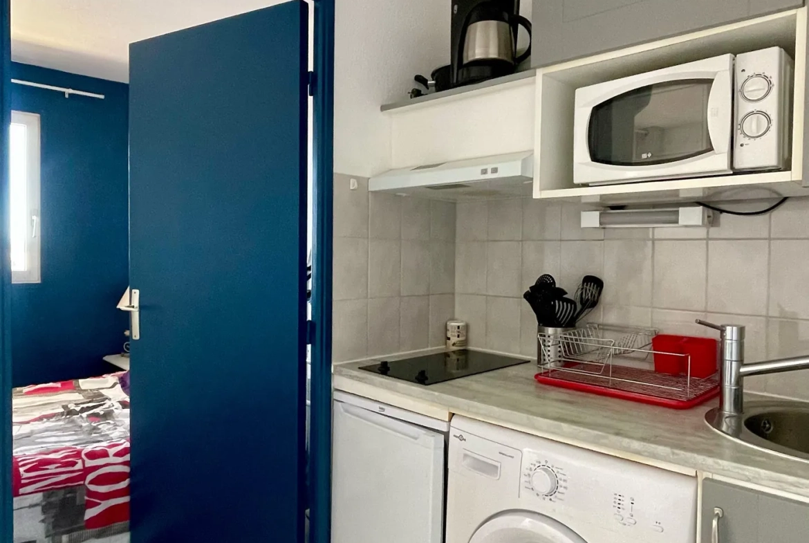 Appartement 2 pièces avec vue dégagée et piscine à Canet-en-Roussillon 