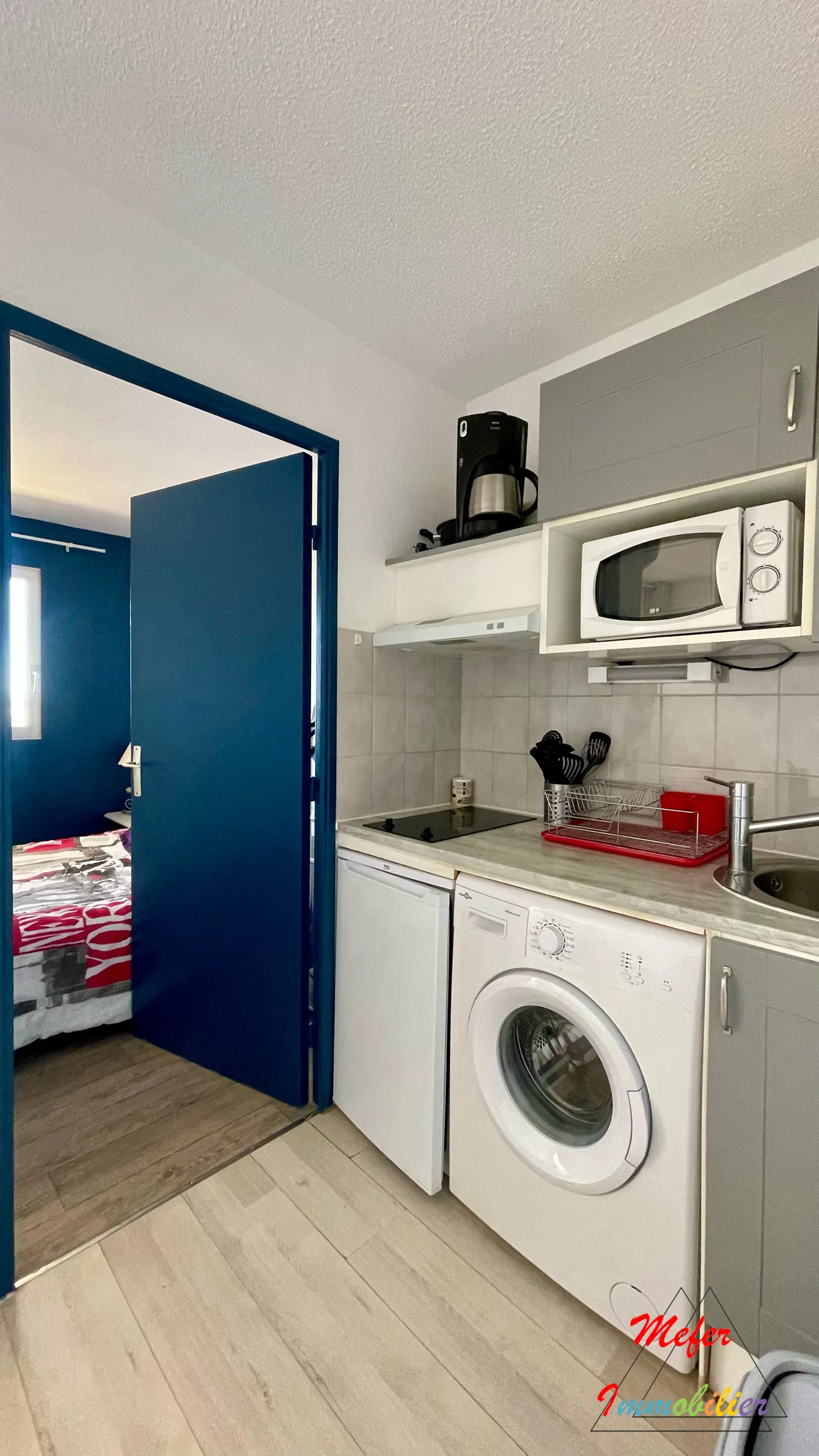 Appartement 2 pièces avec vue dégagée et piscine à Canet-en-Roussillon 